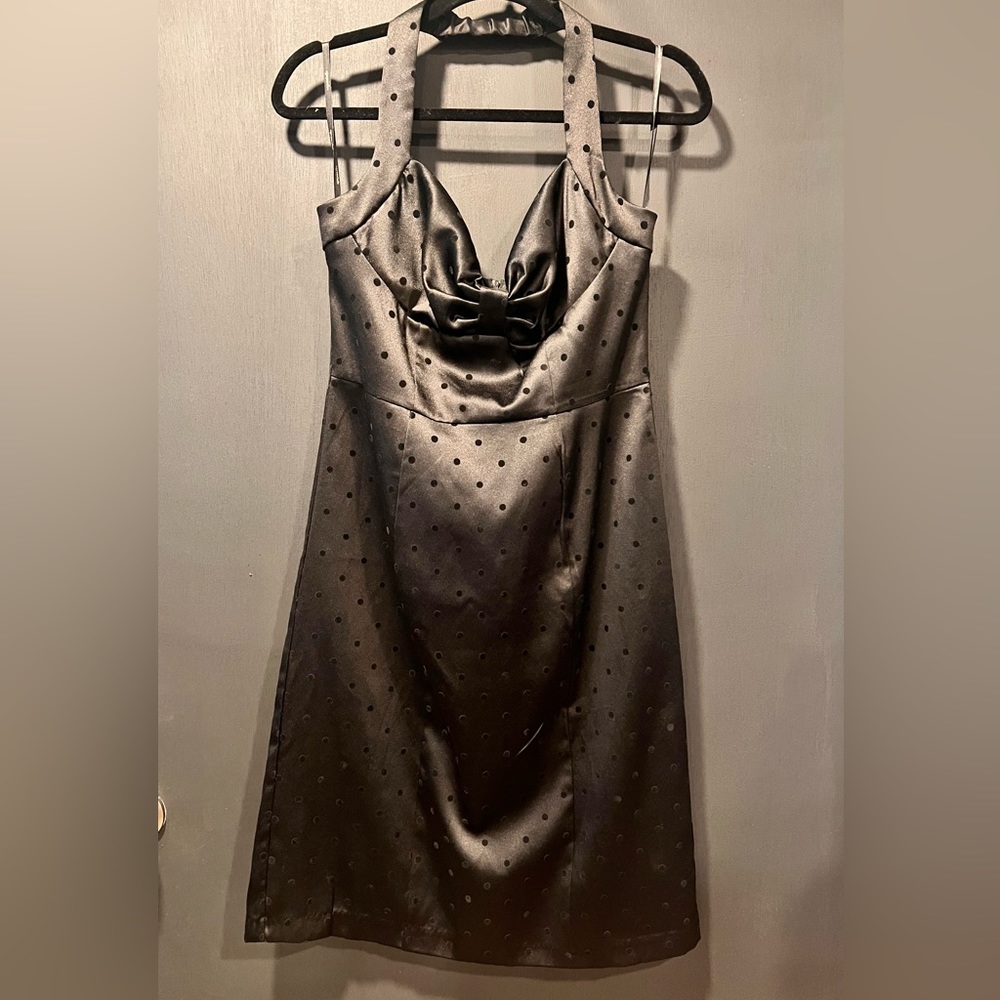 Black Satin Dress